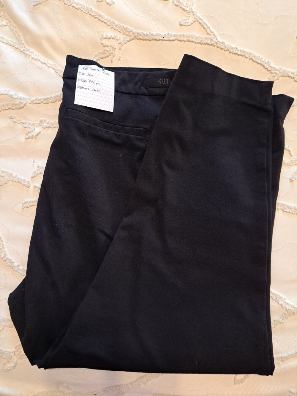 Kut from the Kloth Black Ankle Office Pants